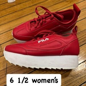 Fila Women's Red Sneakers